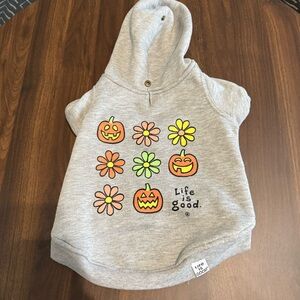 Life is good dog hoodie